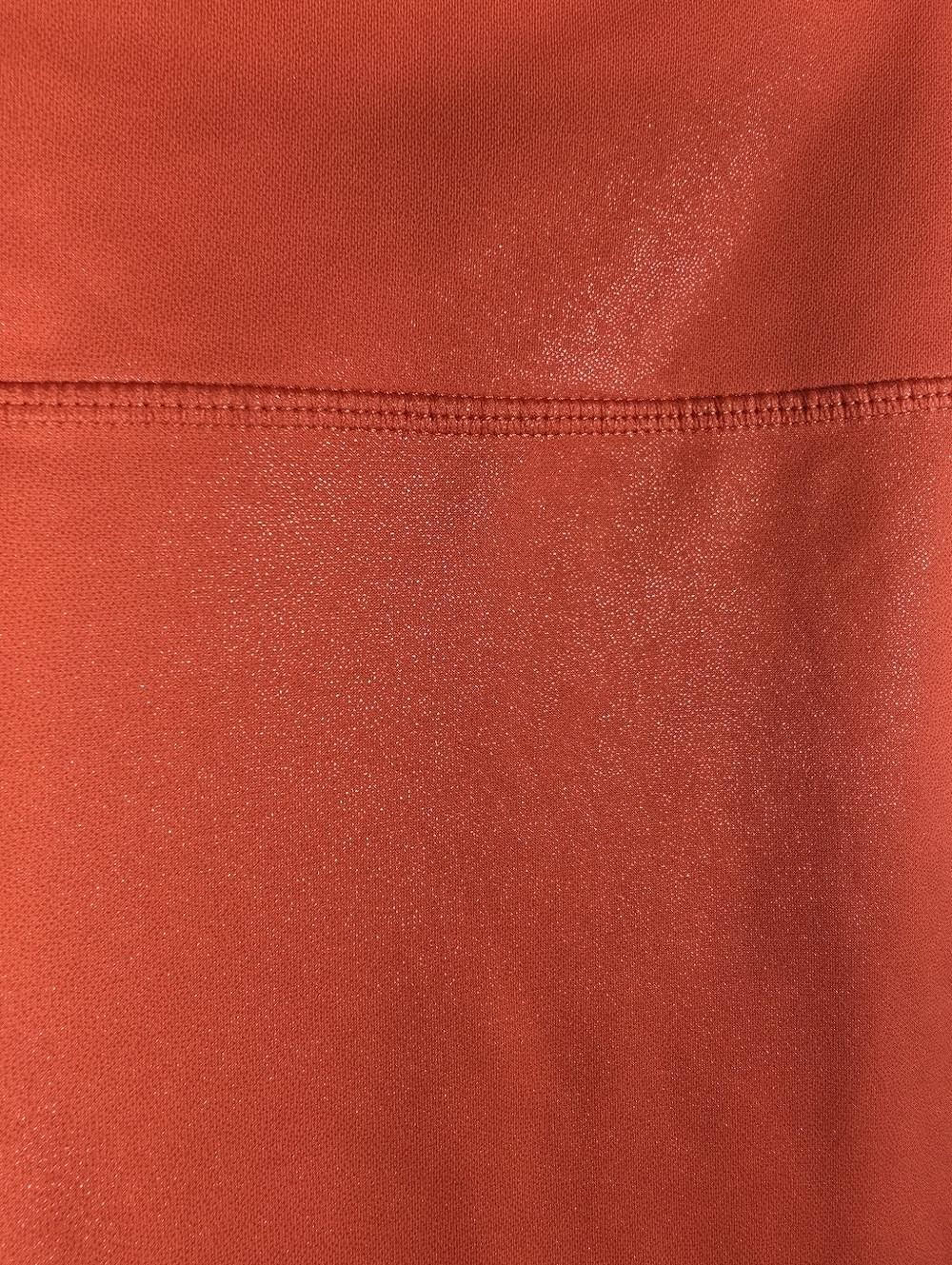 NWOT ZYIA Women's High-Waist Tangerine Metallic Light n'Tight Legging Size 14-16 - Picture 7 of 14